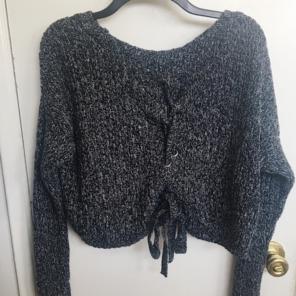 Hollister cropped sweater